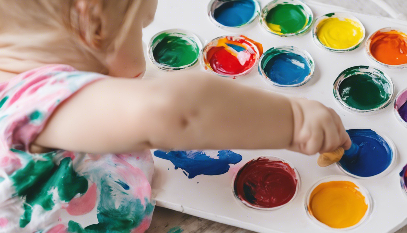 Comment choisir une peinture non toxique pour les activités de peinture au doigt de bébé ?